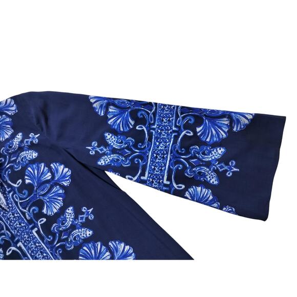 Lilly Pulitzer womens harlow blue tunic dress size S - Picture 4 of 11